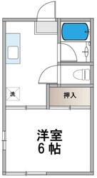 コシジコーポの物件間取画像